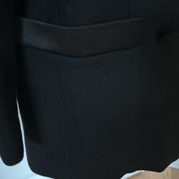 Liz Claiborne Collection vintage Tuxedo Jacket Blazer 100% Wool Size 6 - Picture 5 of 16